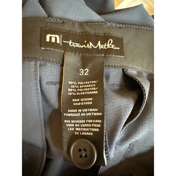 Travis Mathew Right on Time Mens Blue Pants Size 32 With Tags - Picture 8 of 9